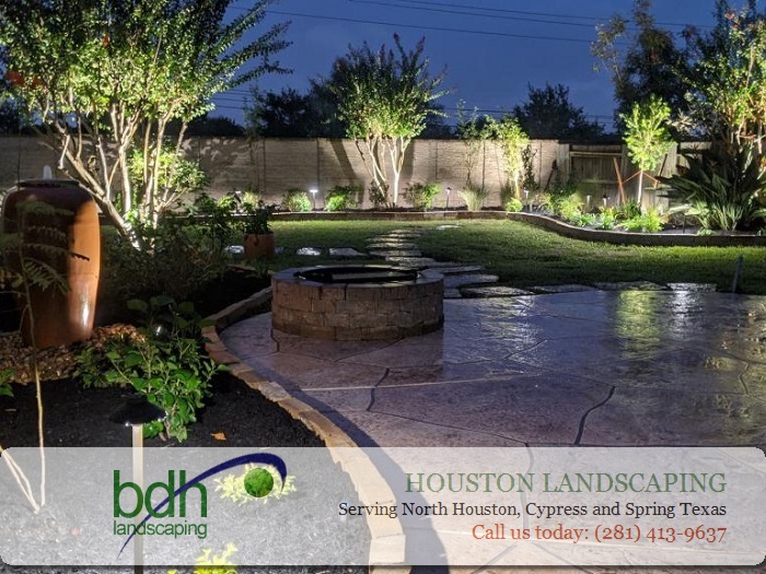 Backyard Landscape Houston
